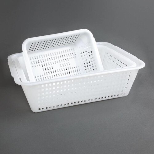 Vogue Passoire Rectangulaire | Blanche  | 395 X 303mm | Disponible en 3 tailles