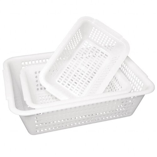 Vogue Passoire Rectangulaire | Blanche  | 395 X 303mm | Disponible en 3 tailles