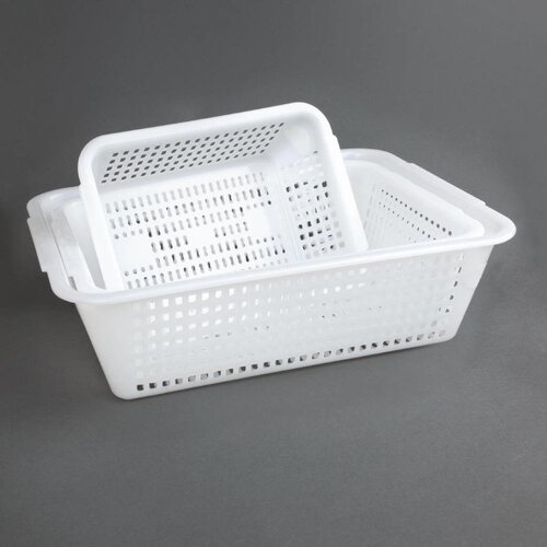 Vogue Passoire Rectangulaire | Blanche  | 272 X 198mm | Disponible en 3 tailles