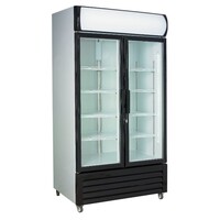 Vitrine Réfrigérée | 2 Portes | Statique avec Ventilateur | 670 Litres | 1120x610x(h)1973mm