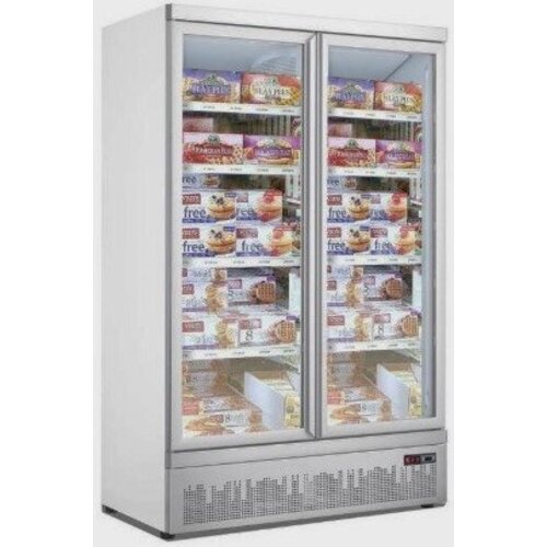 Combisteel Congélateur Portes Vitrées | 1000L | Statique avec Ventilateur | 1253x710x(h)1997mm Combisteel Congélateur Portes Vitrées | 1000L | Statique avec Ventilateur | 1253x710x(h)1997mm