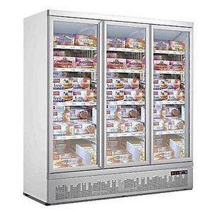 Combisteel Congélateur 3 portes Vitrées | 1450 Litres | Statique avec Ventilateur | 1880x710x(h)1997mm Combisteel Congélateur 3 portes Vitrées | 1450 Litres | Statique avec Ventilateur | 1880x710x(h)1997mm