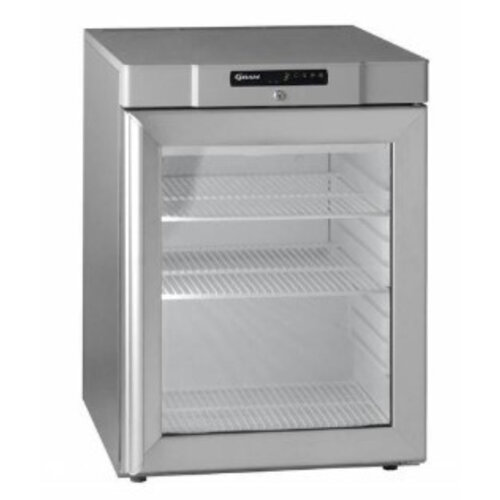 Gram Frigo Dessous Comptoir INOX | Gram COMPACT KG 210 RG 3W | Porte en Verre, 583L | 695x868x2010(h)mm