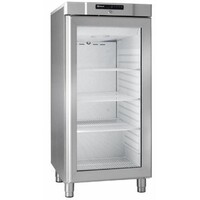 Réfrigérateur INOX | Gram COMPACT KG 310 RG L1 4W | Porte en Verre | 218L | 595x640x1300(h)mm