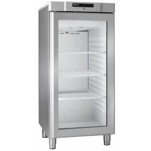 Gram Réfrigérateur INOX | Gram COMPACT KG 310 RG L1 4W | Porte en Verre | 218L | 595x640x1300(h)mm