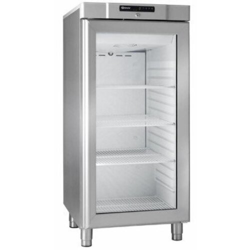 Gram Réfrigérateur INOX | Gram COMPACT KG 310 RG L1 4W | Porte en Verre | 218L | 595x640x1300(h)mm