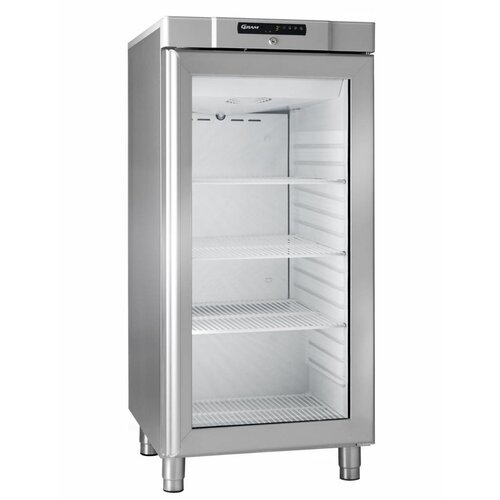 Gram Réfrigérateur INOX | Gram COMPACT KG 310 RG L1 4W | Porte en Verre | 218L | 595x640x1300(h)mm