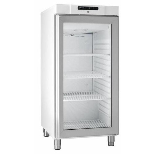Gram Réfrigérateur Blanc/INOX | Gram COMPACT KG 310 LG L1 4W | Porte en Verre | 218L | 595x640x1300(h)mm