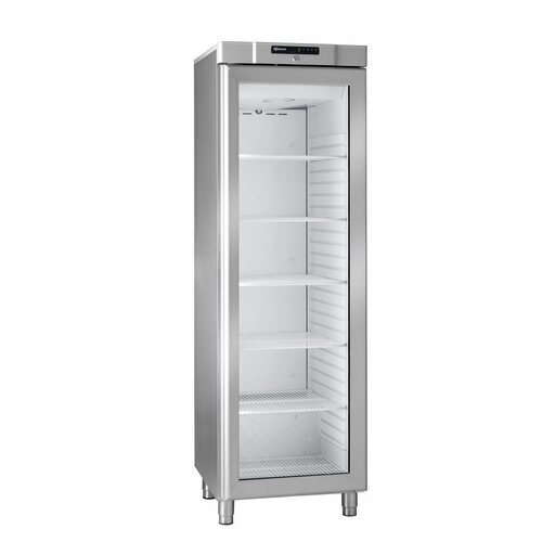 Gram Réfrigérateur | INOX | avec Porte en Verre | Gram COMPACT KG 410 RG L1 6W | 346L | 595x640x1875(h)mm