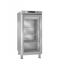 Réfrigérateur | INOX | avec Porte en Verre | Gram COMPACT KG 310 RH 60HZ LM 3M | 218L | 595x640x1335(h)mm