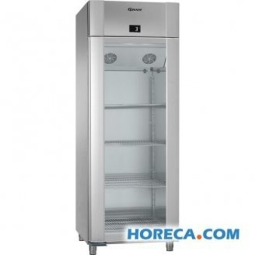 Gram Réfrigérateur | INOX | avec Porte en Verre | Gram ECO TWIN KG 82 CCG L2 4N | 614L | 820x785x2125(h)mm