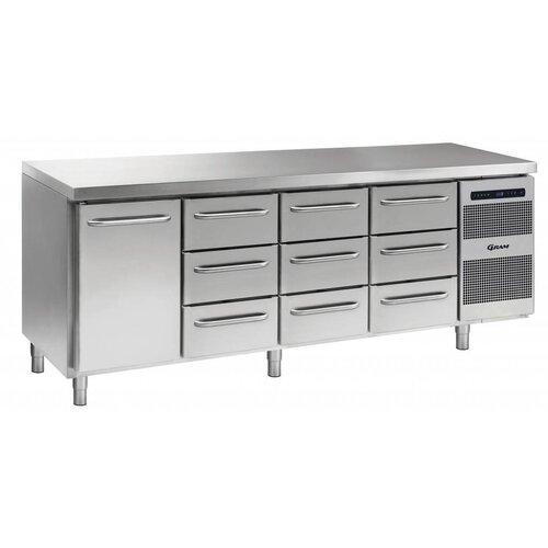 Gram Comptoir Réfrigérateur | INOX | 1 Porte + 3+3+3 Tiroirs | Gram GASTRO 07 K 2207 CSG A DL | 3D | 3D | 3D L2 | 2163x700x885 | 950(h)mm Gram Comptoir Réfrigérateur | INOX | 1 Porte + 3+3+3 Tiroirs | Gram GASTRO 07 K 2207 CSG A DL | 3D | 3D | 3D L2 | 2163x700x885 | 950(h)mm