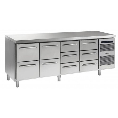 Gram Comptoir Réfrigérateur | INOX | 2+2+3+3 Tiroirs | Gram GASTRO 07 K 2207 CSG A 2D | 2D | 3D | 3D L2 | 2163x700x885 | 950(h)mm Gram Comptoir Réfrigérateur | INOX | 2+2+3+3 Tiroirs | Gram GASTRO 07 K 2207 CSG A 2D | 2D | 3D | 3D L2 | 2163x700x885 | 950(h)mm