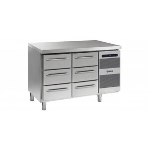 Gram Comptoir Réfrigéré 3 + 3 Tiroirs | Gram GASTRO 07 K 1407 CSG A 3D | 3D L2 | 345L | 1289x700x885 | 950(h)mm