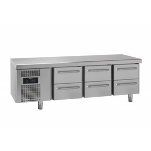 Gram Comptoir Snack | INOX | 3x2 Tiroirs | Gram GASTRO 07 KS 0-6H | 305L | 1850x700x680(h)mm Gram Comptoir Snack | INOX | 3x2 Tiroirs | Gram GASTRO 07 KS 0-6H | 305L | 1850x700x680(h)mm