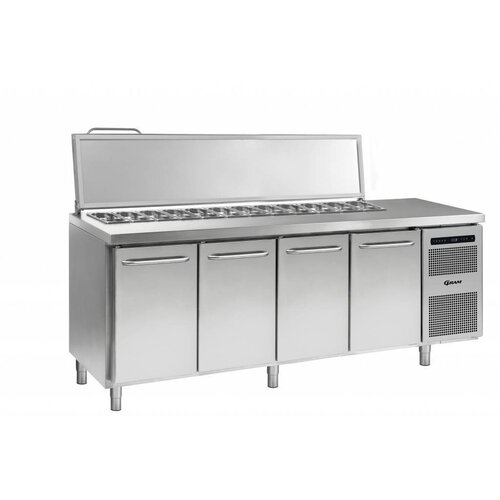 Gram Saladette | INOX | 4 Portes + 9 x 1 | 3 GN | Gram GASTRO 07 K 2207 CSG SL DL | DL | DL | DR L2 | 2163x700x885 | 950(h)mm Gram Saladette | INOX | 4 Portes + 9 x 1 | 3 GN | Gram GASTRO 07 K 2207 CSG SL DL | DL | DL | DR L2 | 2163x700x885 | 950(h)mm