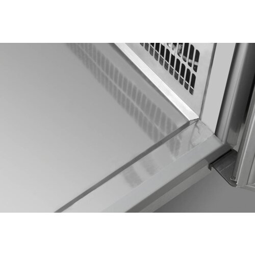 Gram Comptoir Réfrigérateur | INOX | 2 Portes | Gram GASTRO 08 K 1808 D CSG S OPL DL | DR | L2 | 586L | 1698x800x885 | 950(h)mm
