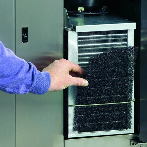 Gram Comptoir Réfrigérateur | INOX | 3 Portes | Gram GASTRO 08 K 2408 D CSG S OPL DL DL DR L2 | 865L | 2340870x885 | 950(h)mm