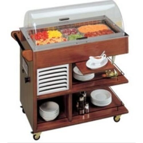 Diamond Chariot Réfrigéré | Desserts ou Hors-d'Oeuvre | 10 x GN 1/6 | Bois Massif | 1008x555x1066(h)mm