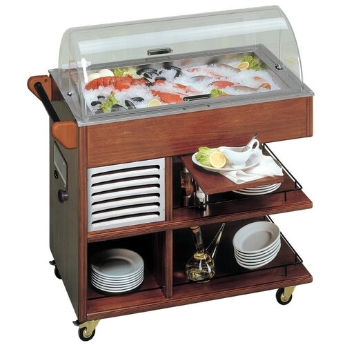 Diamond Chariot Réfrigéré pour Poissons | Bois Massif | -1°/0°C | 300W | 1008x555x1066(h)mm