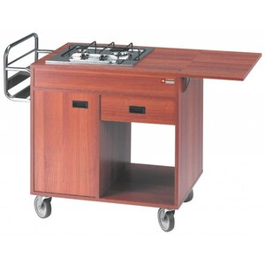 Diamond Chariot de Flambage | 2 Feux Gaz | "Merisier" | Sans Bonbonne n'y Détendeur | 980/1220x500x800(h)mm Diamond Chariot de Flambage | 2 Feux Gaz | "Merisier" | Sans Bonbonne n'y Détendeur | 980/1220x500x800(h)mm