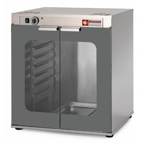Diamond Armoire de Pousse pour Four | 2 Portes | 8 Niveaux | 600x400 ou 1/1 GN | 825x710x(H)900 mm