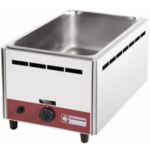 Diamond Bain-Marie de Table | Gaz | GN 1/1 - 150 mm | 365X575X(h)305mm Diamond Bain-Marie de Table | Gaz | GN 1/1 - 150 mm | 365X575X(h)305mm