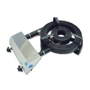 Diamond Brûleur Gaz | pour Paella | INOX | Ø450mm | Modèle de Table | 27,2 kW | 790x480x(h)230mm