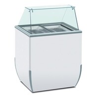 Comptoir Présentoir pour Crème Glacée | pour 4 Glacières | 170 litres | 780x640xh1185mm