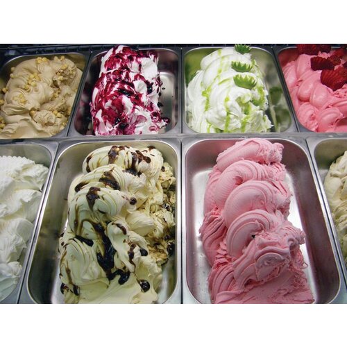 Diamond Comptoir Présentoir pour Crème Glacée | pour 4 Glacières | 170 litres | 780x640xh1185mm