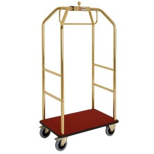 Diamond Chariot pour Valises | Doré | 2 Roues à Freins | 986x590x(h)1890mm