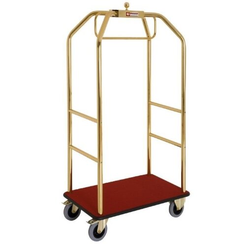 Diamond Chariot pour Valises | Doré | 2 Roues à Freins | 986x590x(h)1890mm