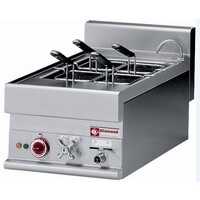 Cuiseur de Pates | Electrique | INOX | 20 Litres | de Table | 400V | 6kW | 400x650x(H)280/380mm