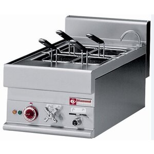 Diamond Cuiseur de Pates | Electrique | INOX | 20 Litres | de Table | 400V | 6kW | 400x650x(H)280/380mm Diamond Cuiseur de Pates | Electrique | INOX | 20 Litres | de Table | 400V | 6kW | 400x650x(H)280/380mm