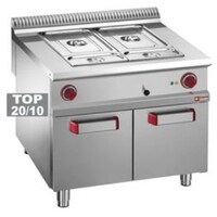 Bain-Marie | Electrique | 8x GN 1/3-150 mm | Armoire Fermée | 6kW | 800x900x(H)850/920mm