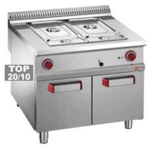 Diamond Bain-Marie | Electrique | 8x GN 1/3-150 mm | Armoire Fermée | 6kW | 800x900x(H)850/920mm Diamond Bain-Marie | Electrique | 8x GN 1/3-150 mm | Armoire Fermée | 6kW | 800x900x(H)850/920mm