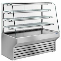 Comptoir Vitrine Réfrigéré | 4 Niveaux | 790x(h)1330mm | Disponible en 3 Largeurs