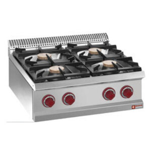 Diamond Cuisinière Gaz | de Table | 4 Feux Vifs | 700x700(730)x250/320(h)mm Diamond Cuisinière Gaz | de Table | 4 Feux Vifs | 700x700(730)x250/320(h)mm