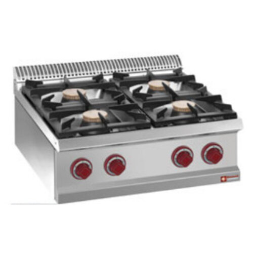 Diamond Cuisinière Gaz | de Table | 4 Feux Vifs | 700x700(730)x250/320(h)mm Diamond Cuisinière Gaz | de Table | 4 Feux Vifs | 700x700(730)x250/320(h)mm