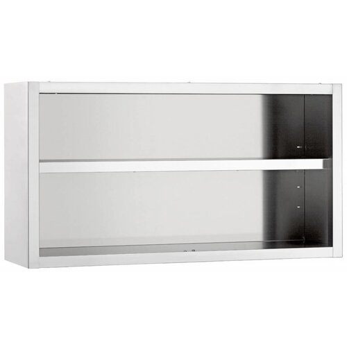 Diamond Armoire Murale Ouverte | INOX | Réglable | 4 Largeurs