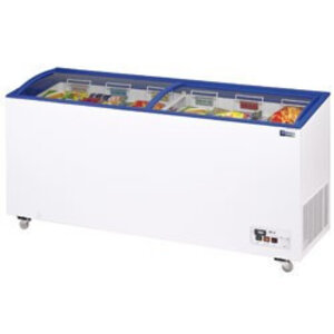 Diamond Congélateur à Glace | Vitre Coulissante | -15C° à -23C° | 290 Litres | 110x60x(h)73/89cm