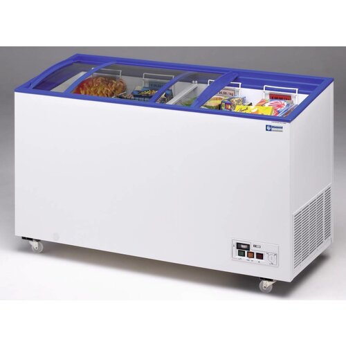 Diamond Congélateur à Glace | Vitre Coulissante | -15C° à -23C° | 392 Litres | 140x60x(h)73/89cm