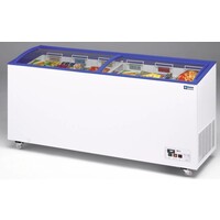 Congélateur à Glace | Vitre Coulissante | -15C° à -23C° | 527 Litres | 181x60x73/89(h)cm
