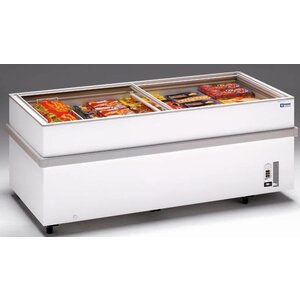 Diamond Congélateur à Glace | Vitre Coulissante | -15C° à -23C° | 155x96x(h)78cm