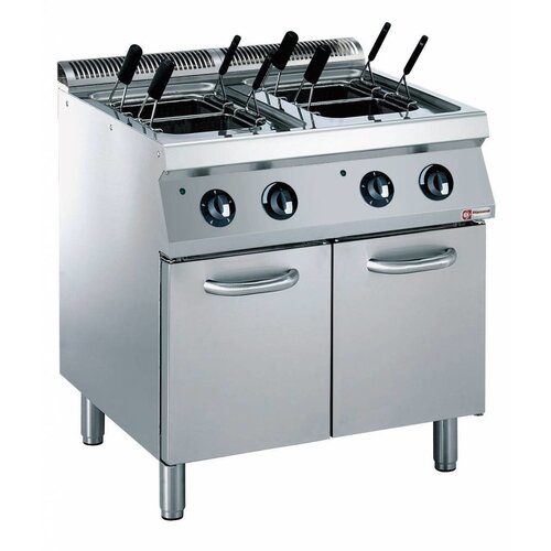 Diamond Cuiseur de Pates | INOX | Electrique | 2x 24,5 Litres | 400V/12kW | 800x700x850/920(h)mm Diamond Cuiseur de Pates | INOX | Electrique | 2x 24,5 Litres | 400V/12kW | 800x700x850/920(h)mm