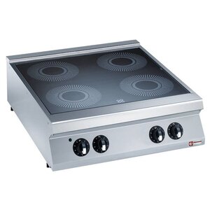 Diamond Cuisinière | Vitrocéramique | Electrique | 4 Plaques | 4x4kW | 800x900x250/320(h)mm Diamond Cuisinière | Vitrocéramique | Electrique | 4 Plaques | 4x4kW | 800x900x250/320(h)mm