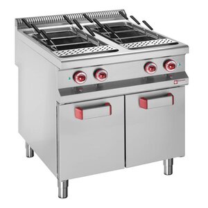 Diamond Cuiseur de Pates | 2xGN1/1 | Electrique 18kW | sur Meuble Fermé | 2x40 Litres | 800x900x850/920(h)mm Diamond Cuiseur de Pates | 2xGN1/1 | Electrique 18kW | sur Meuble Fermé | 2x40 Litres | 800x900x850/920(h)mm