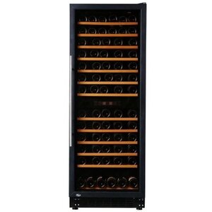 Exquisit Cave à Vin | Noir/Aluminium | 270L | 600x630x1630(h)mm Exquisit Cave à Vin | Noir/Aluminium | 270L | 600x630x1630(h)mm