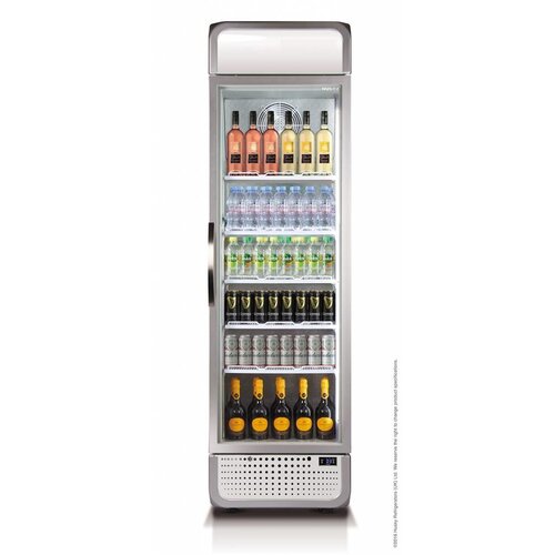 Husky Vitrine Réfrigérée | 485L | Blanc/| Argent | Eclairage LED | 650x719x1985(h)mm