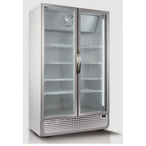 Husky Réfrigérateur Blanc/Argent | 975 Litres | Eclairage LED | 1200x719x1985(h)mm